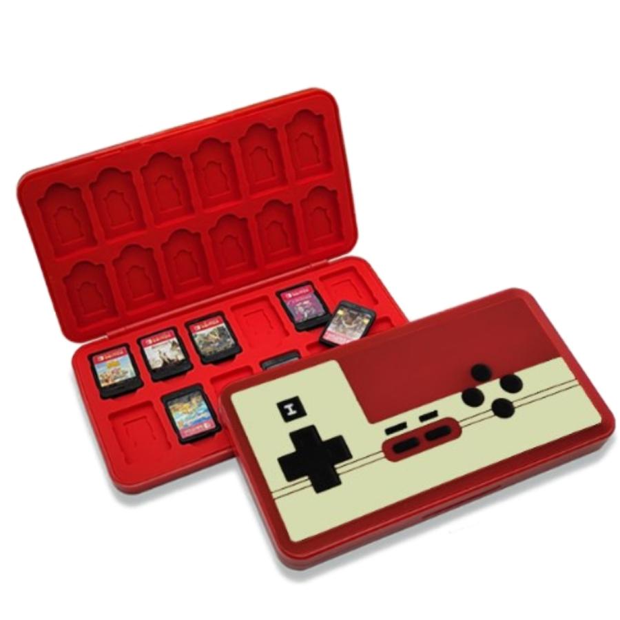 正規認証品!新規格 Nintendo Switch ソフトケース カードケース 24枚 マグネット ゲームケース スイッチ Nostalvery  Switch