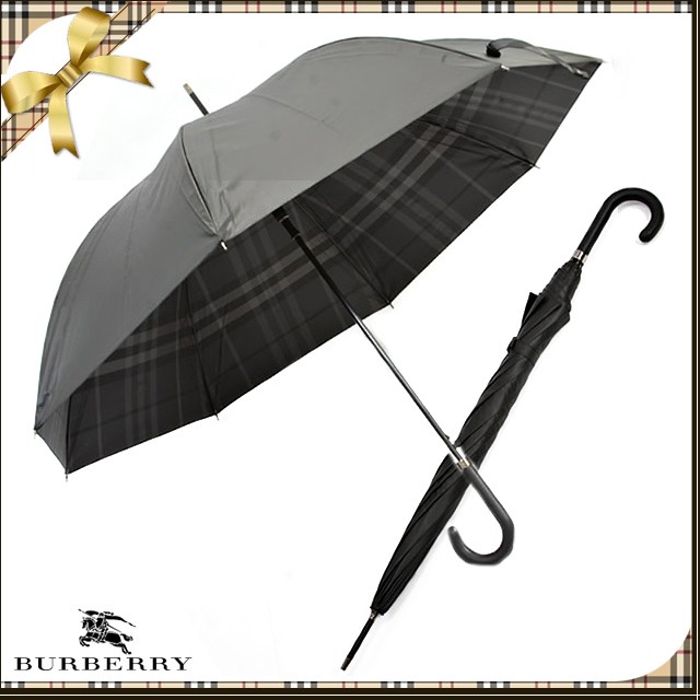 【BURBERRY】バーバリー かさ カサ 傘 チェックライニング 長傘