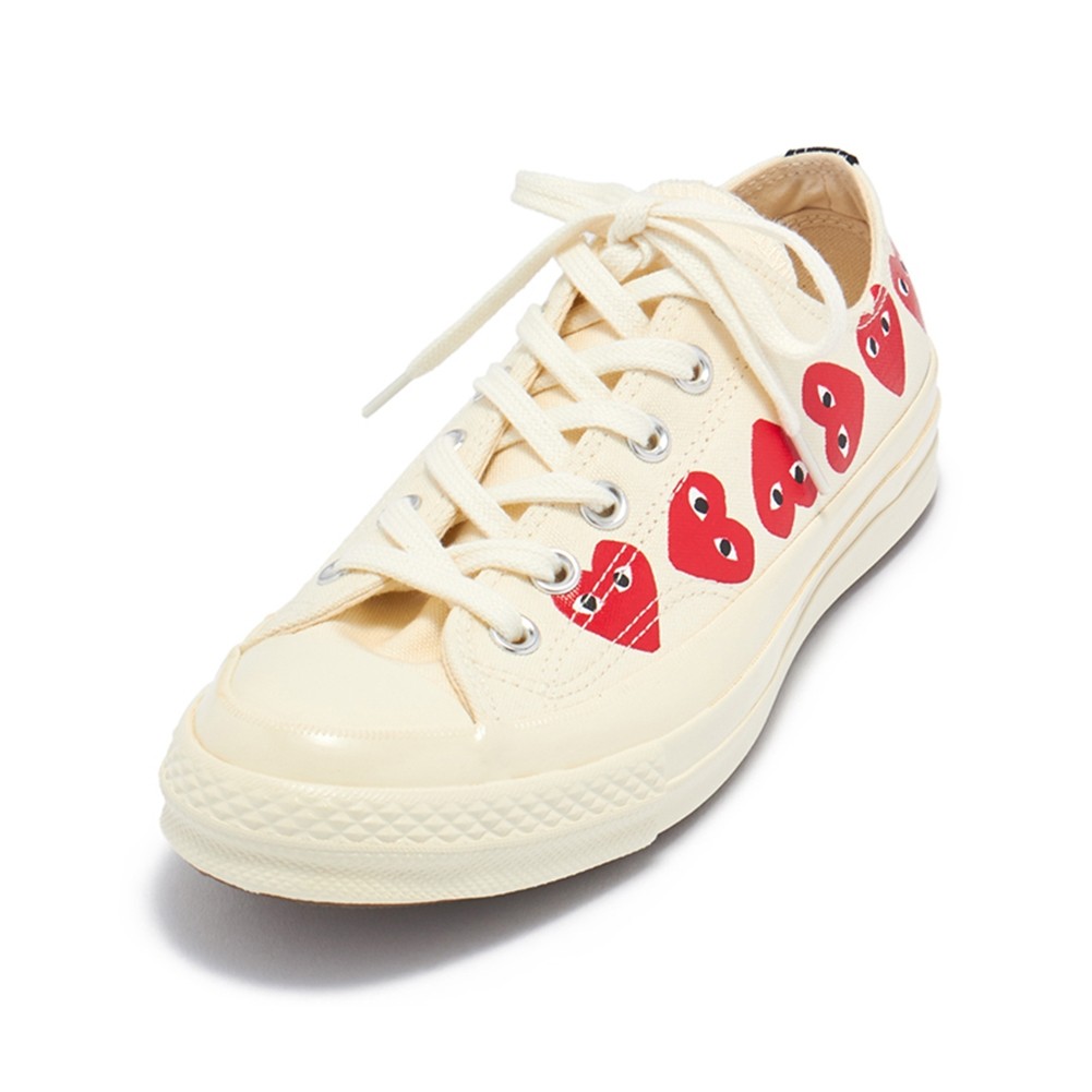 コムデギャルソン COMME des GARCONS スニーカー シューズ 靴 AZ-K117 001-2 コンバースコラボローカットスニーカー  プレイ コンバース OFF WHITE オフホワイト