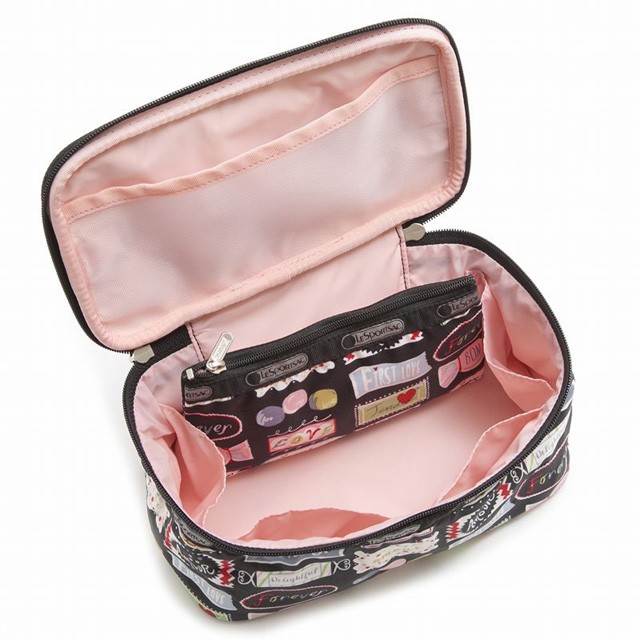 レスポートサック LeSportsac レスポ コスメポーチ バニティケース 化粧ポーチ ブランド 人気 レクタンギュラートレイン  Rectangular Train Case Sweet Talk