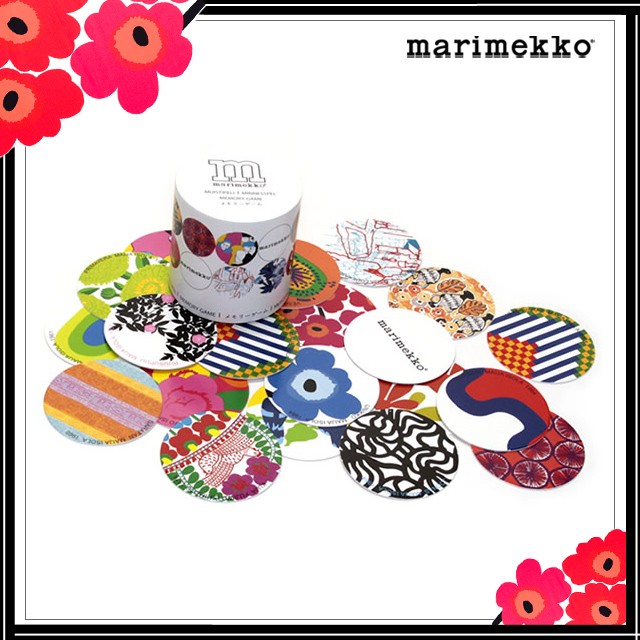 マリメッコ marimekko MEMORY GAME メモリーゲーム（神経衰弱）カードゲーム 知育玩具 053672 001 マルチカラー