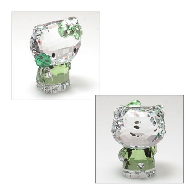 スワロフスキー キティ 置物 SWAROVSKI Hello Kitty Lucky Charm