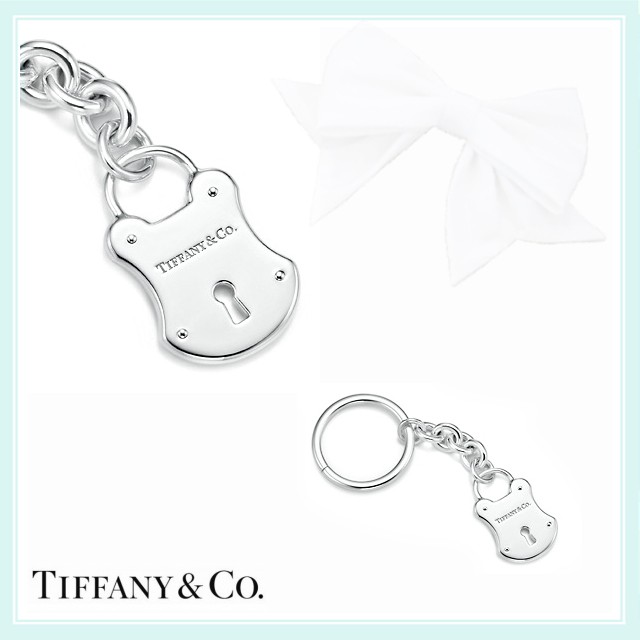 5☆好評5☆好評キーリング キーホルダー ロックエンブレム TIFFANY＆CO