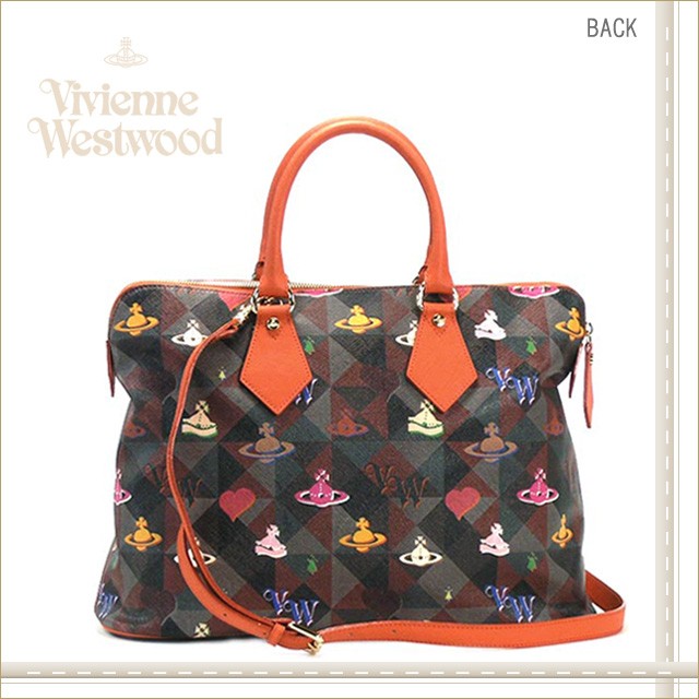有名なブランド バッグ ブランド 新作 ヴィヴィアンウエストウッド Westwood Vivienne ヴィヴィアンウエストウッド Westwood Vivienne レディス オレンジ ブリーフケース Logomania Vww バッグ