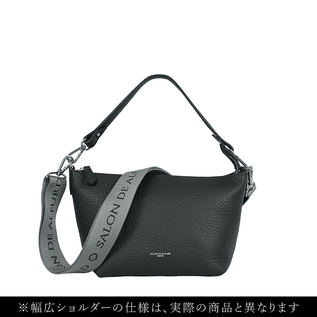 ショルダーバッグ ポシェット レディース 軽い 軽量 本革 革 斜めがけ 2WAY 舟形 人気 ブランド サロンドアルファード 1985-wfの画像