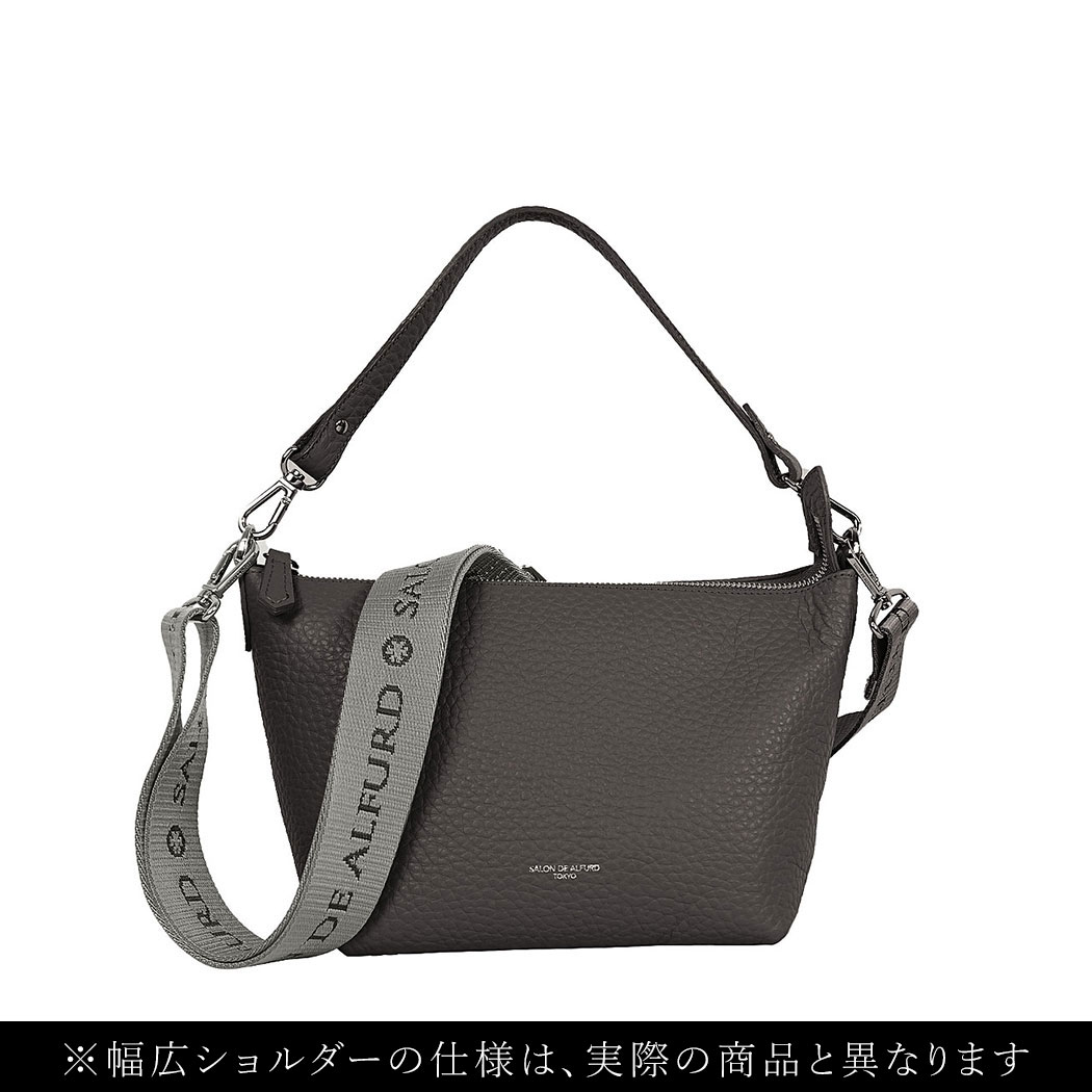 ショルダーバッグ ポシェット レディース 軽い 軽量 本革 革 斜めがけ 2WAY 舟形 人気 ブランド サロンドアルファード 1985-wfの画像