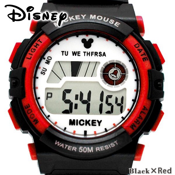 セール開催中 ディズニー 腕時計 グッズ 50M 防水 キッズ レディース メンズ ユニセックス ミッキーマウス  WATCH Disney｜salon-de-kobe｜02