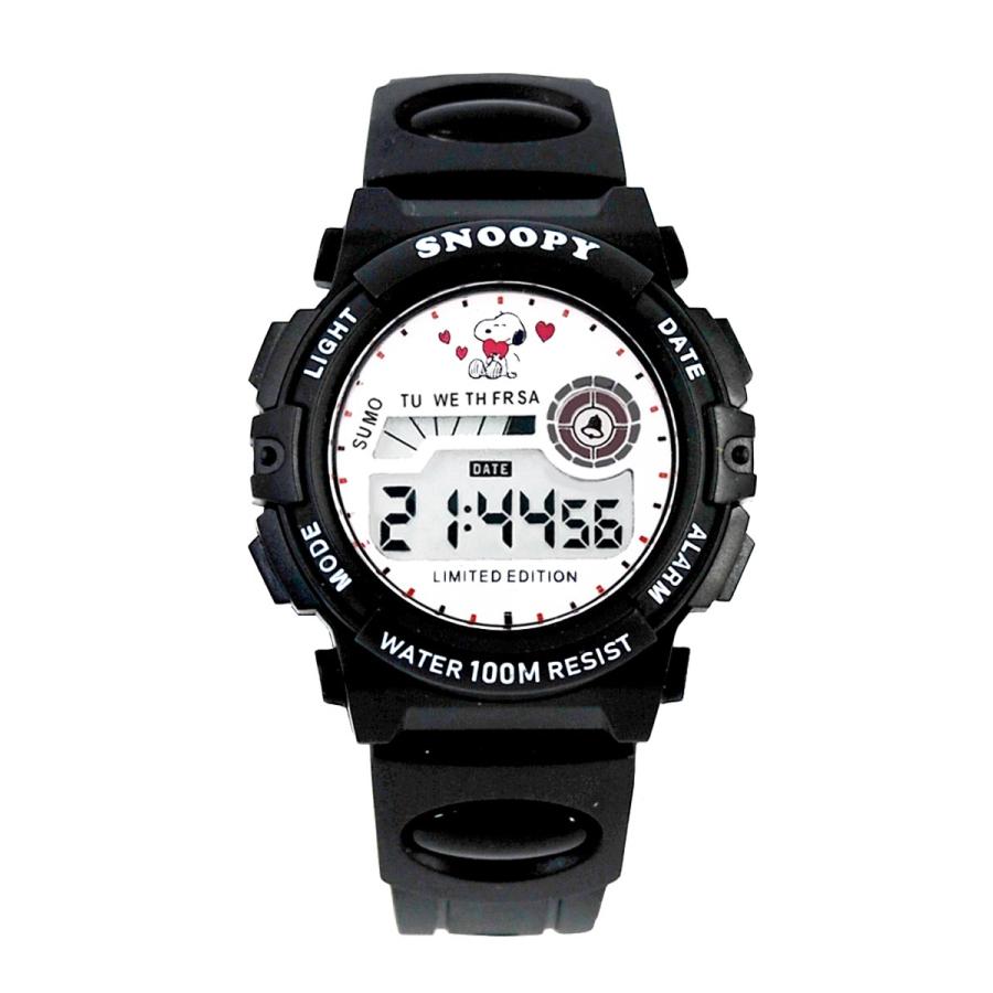 スヌーピー グッズ 腕時計 100M 防水 キッズ メンズ レディース デジタル 子供 10気圧｜salon-de-kobe｜02