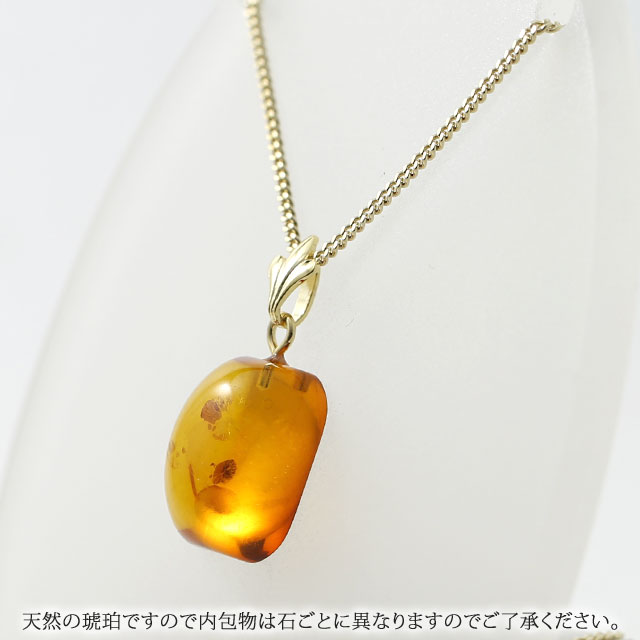 ◇天然琥珀 シルバー925メッキ金嵌め インレイ 3点セット【箱、鑑定書 付】 ネックレス ペンダント レディース シルバー925 天然石 琥珀 40代 50代