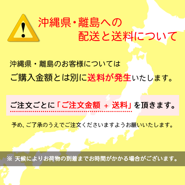 沖縄県・離島への配送料金について