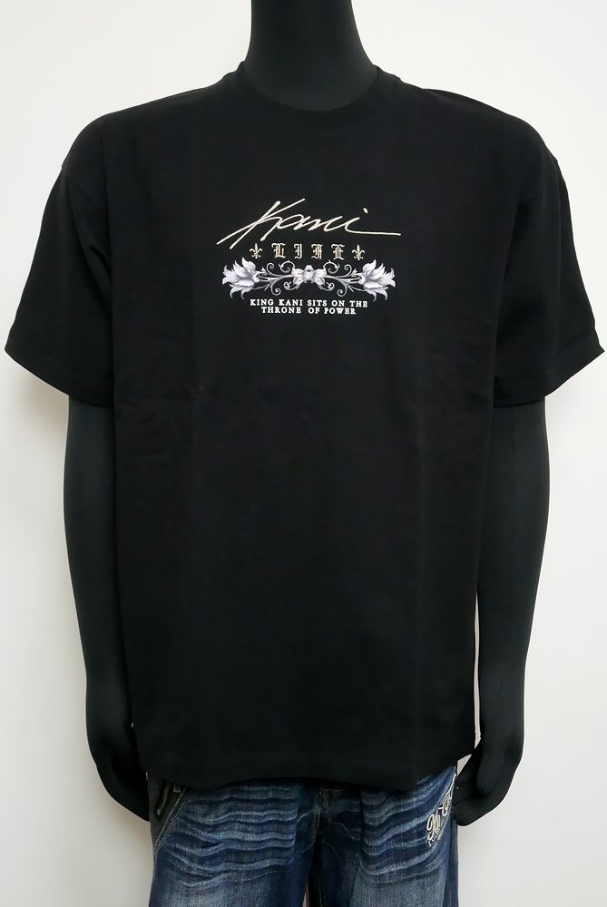 Karl Kani カールカナイ 服 Tシャツ バックローズT ブラック L