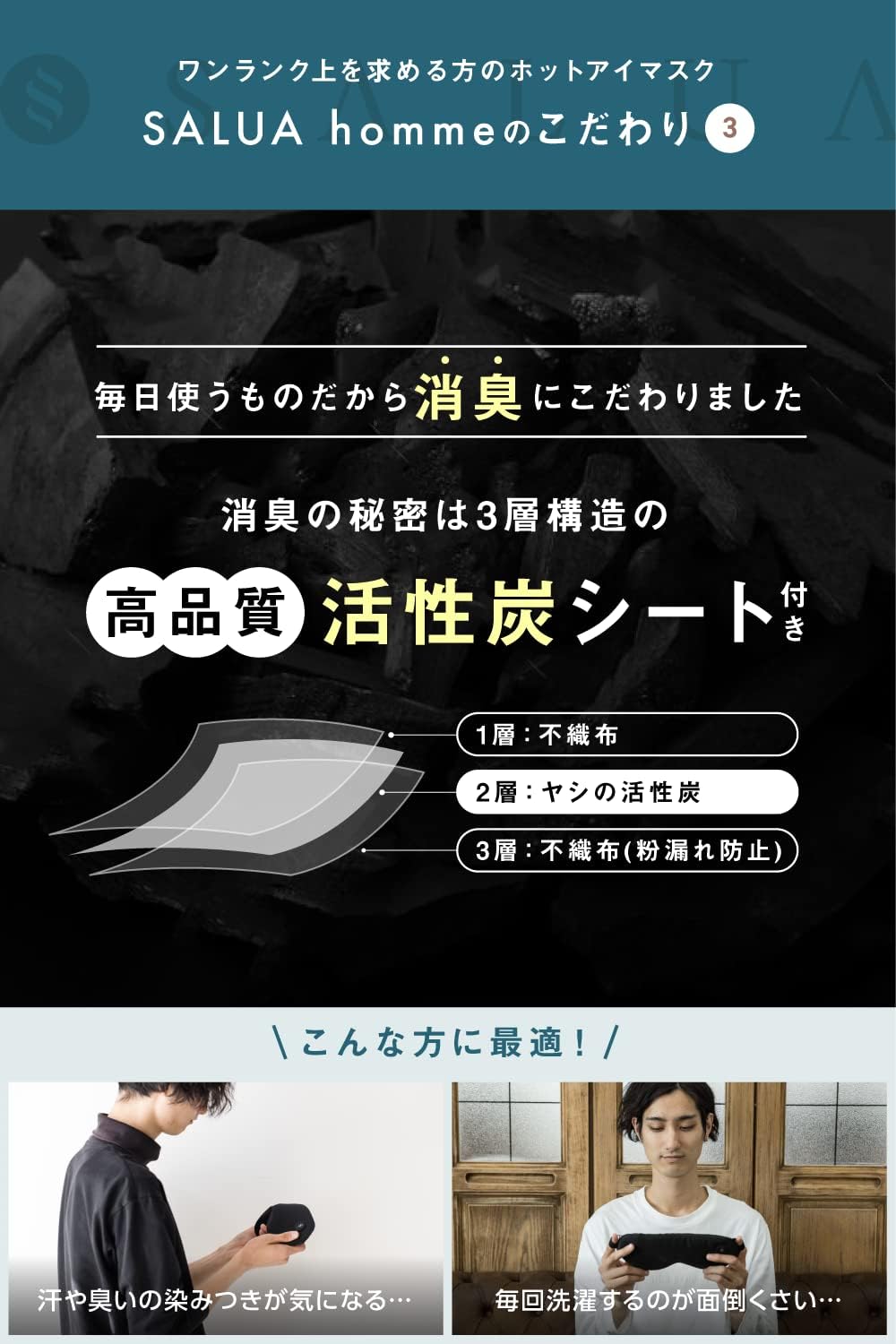 nerugoo（ネルグー） ホットアイマスク 充電式 アイマスク SALUA公式
