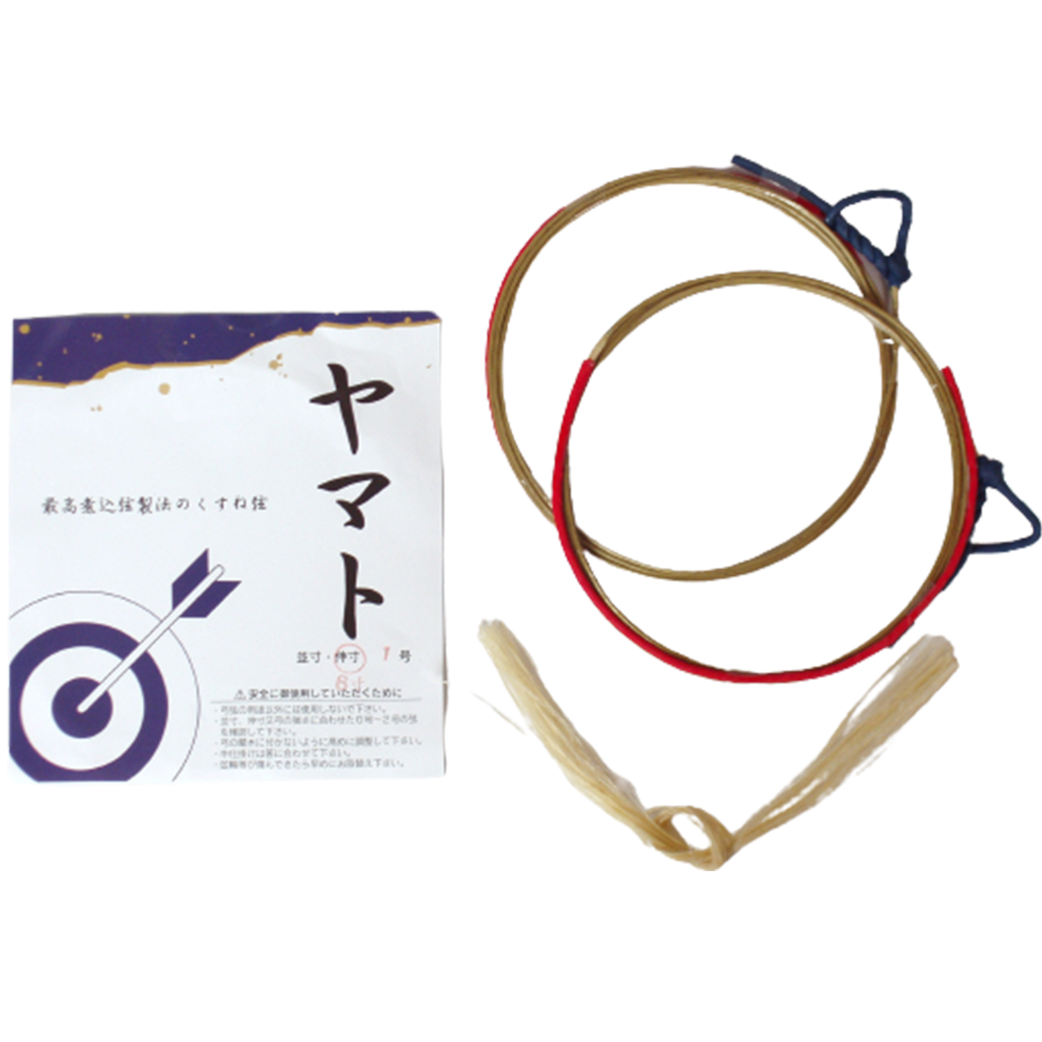 ヤマト弦 八寸伸 1号 2号 2本入り 弓道 弓具 弦 合成弦 弓道用品 C-020 【ネコポス対象】 | ブランド登録なし | 01
