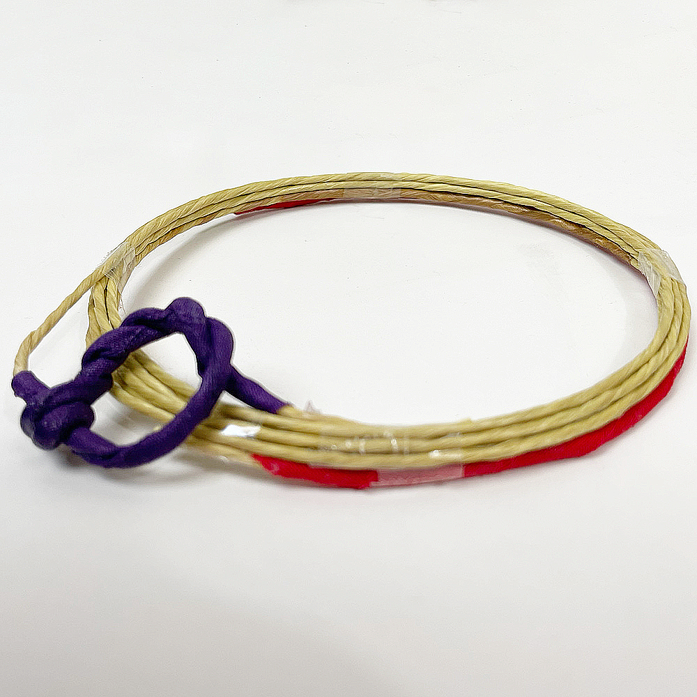 千本弦 中仕掛装着済 1本入り 四寸伸 弓道 弓具 弦 弓道用品 C-031 ※在庫限り【ネコポス対象】 | ブランド登録なし | 01