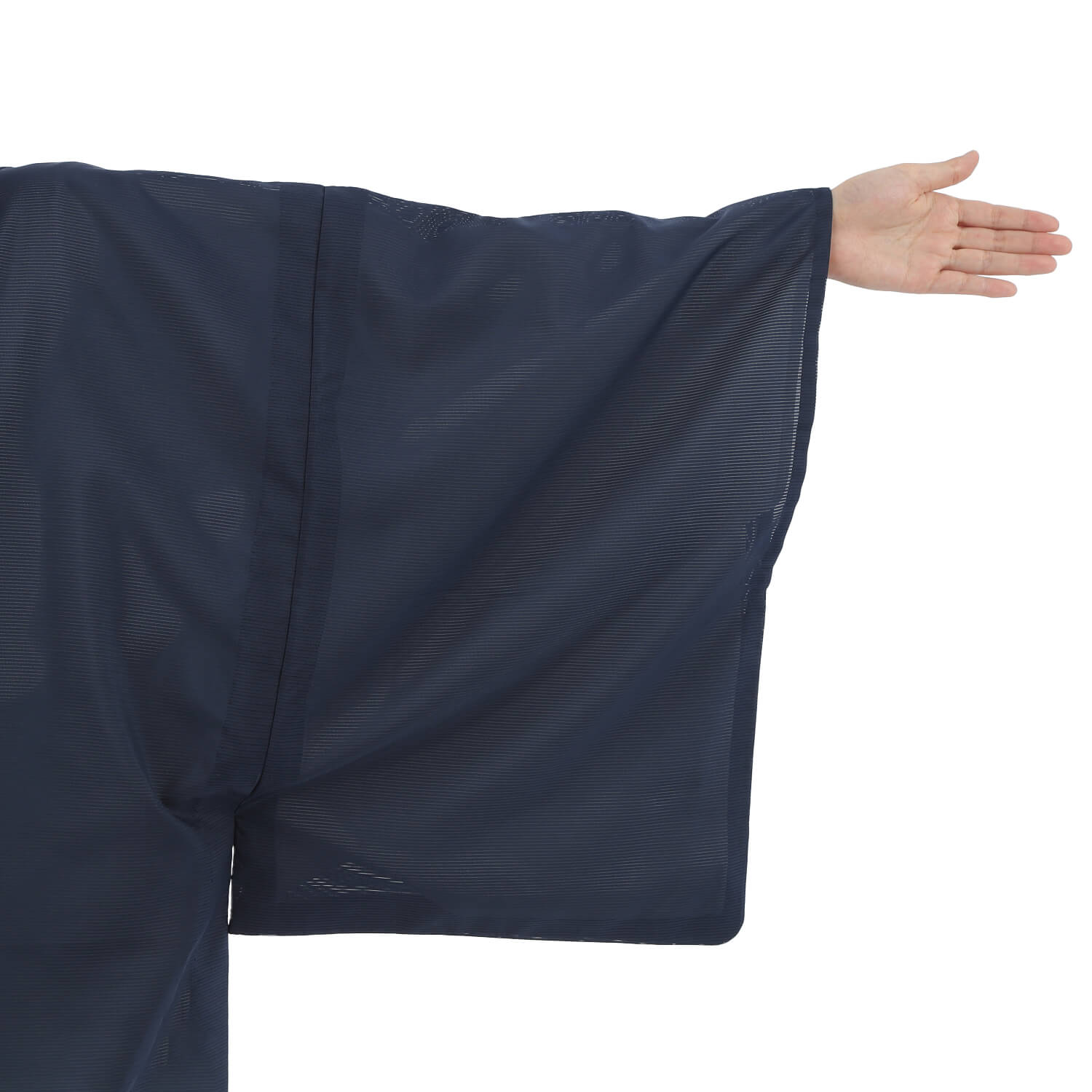 夏用 着物 絽 (ろ) 日本製 男性用 女性用 メンズ レディース 全2色 弓道 弓具 弓道着 紺 黒 ネイビー ブラック ポリエステル100% 【在庫品】【H-294】 |  | 18