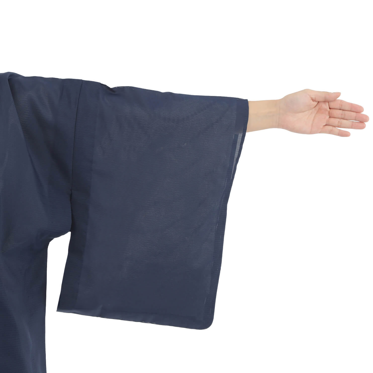 夏用 着物 絽 (ろ) 日本製 男性用 女性用 メンズ レディース 全2色 弓道 弓具 弓道着 紺 黒 ネイビー ブラック ポリエステル100% 【在庫品】【H-294】 |  | 14