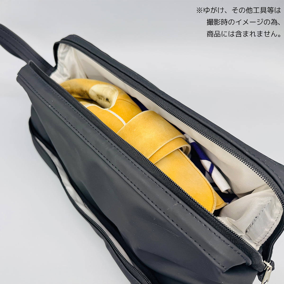 ゆがけ入れ 底部収納 全5色 カケ入れ 人工皮革製 収納 持ち運び 保護 弓具 弓道【J-212】 | ブランド登録なし | 10