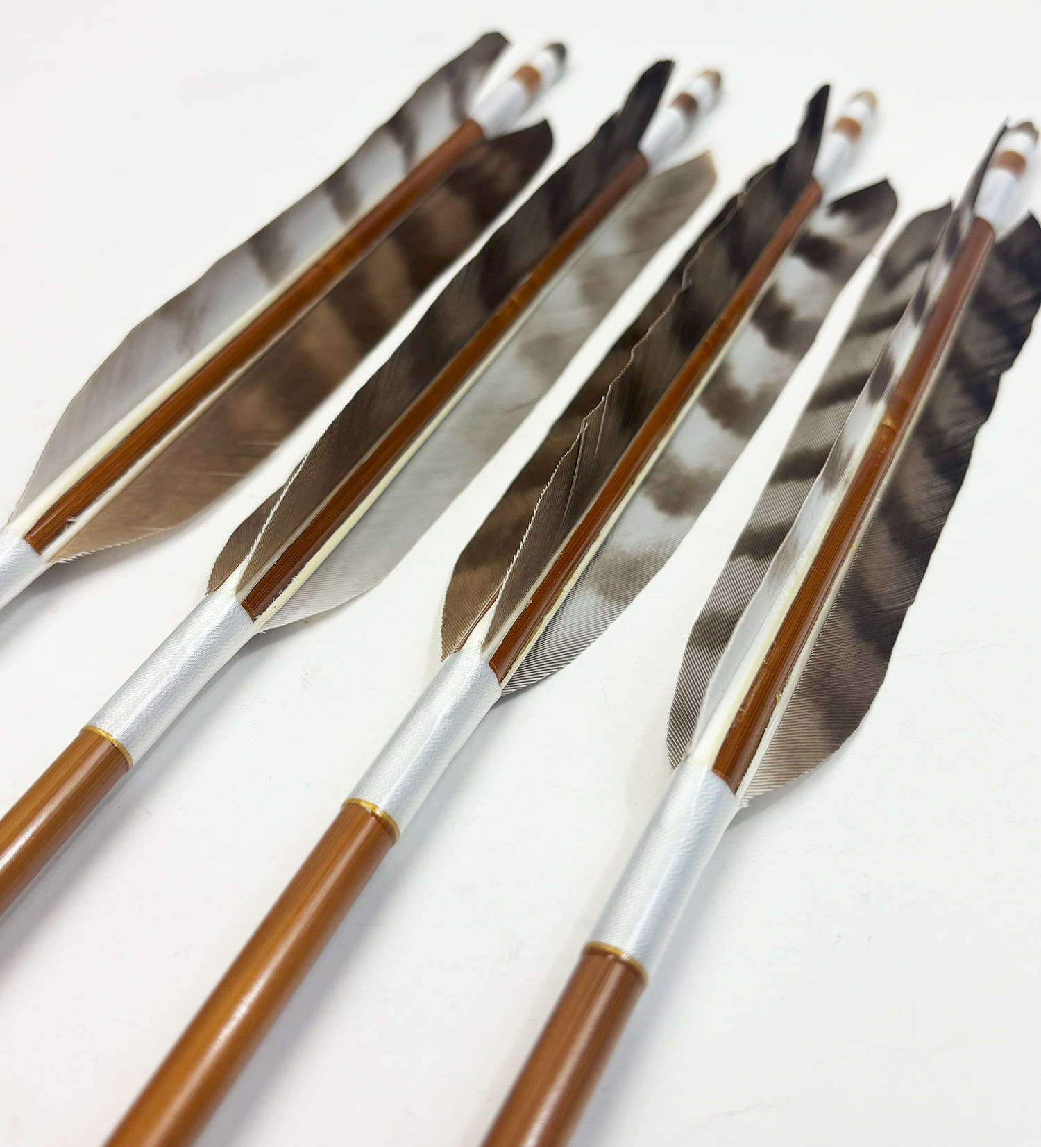 竹矢 フルオーダー製作 白手羽 上篦 6本組 受注生産品 オーダーメイド 【o-207】 弓道 弓具 矢 | ブランド登録なし | 02