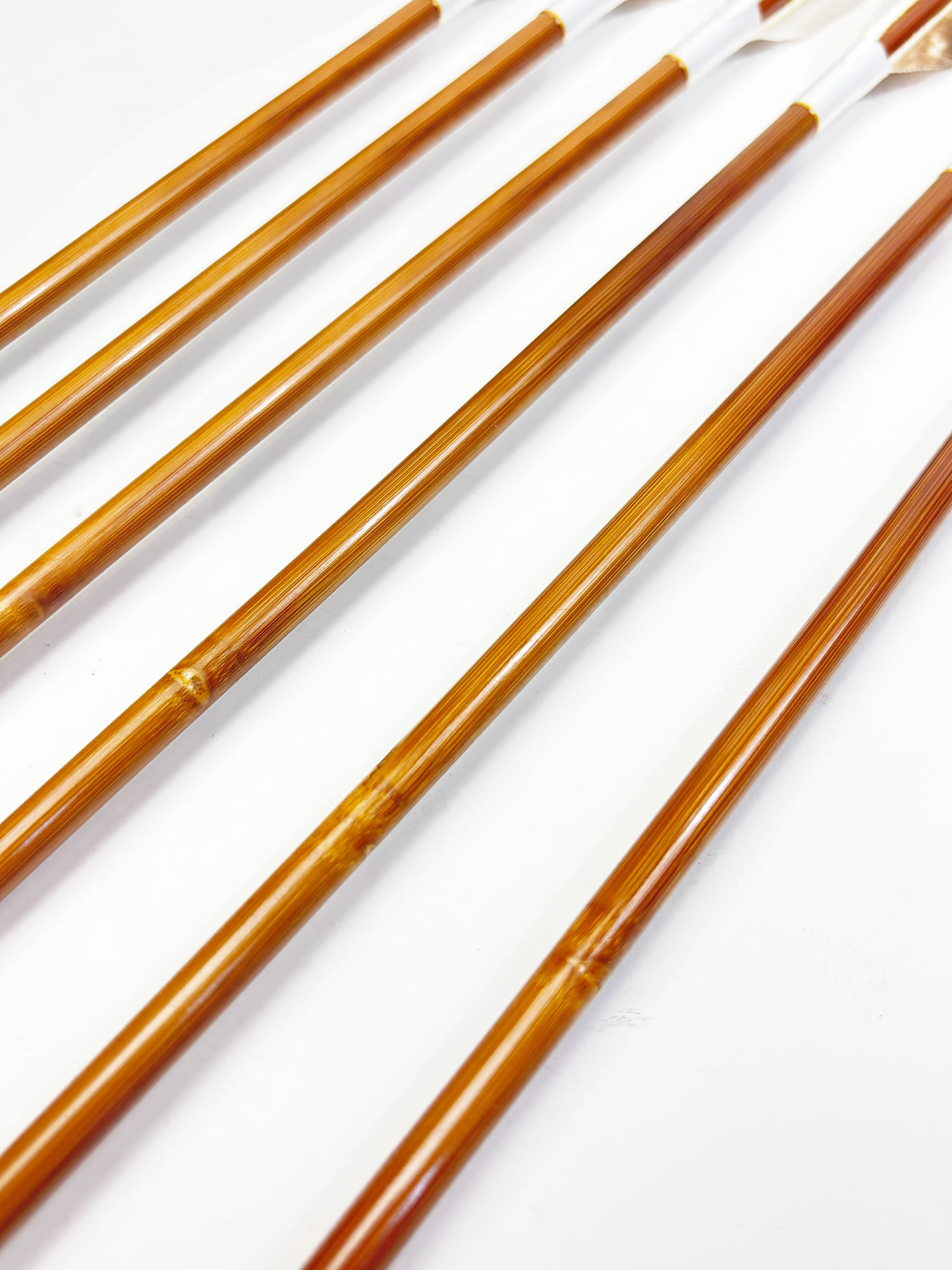 竹矢 フルオーダー製作 白手羽 上篦 6本組 受注生産品 オーダーメイド 【o-207】 弓道 弓具 矢 | ブランド登録なし | 03