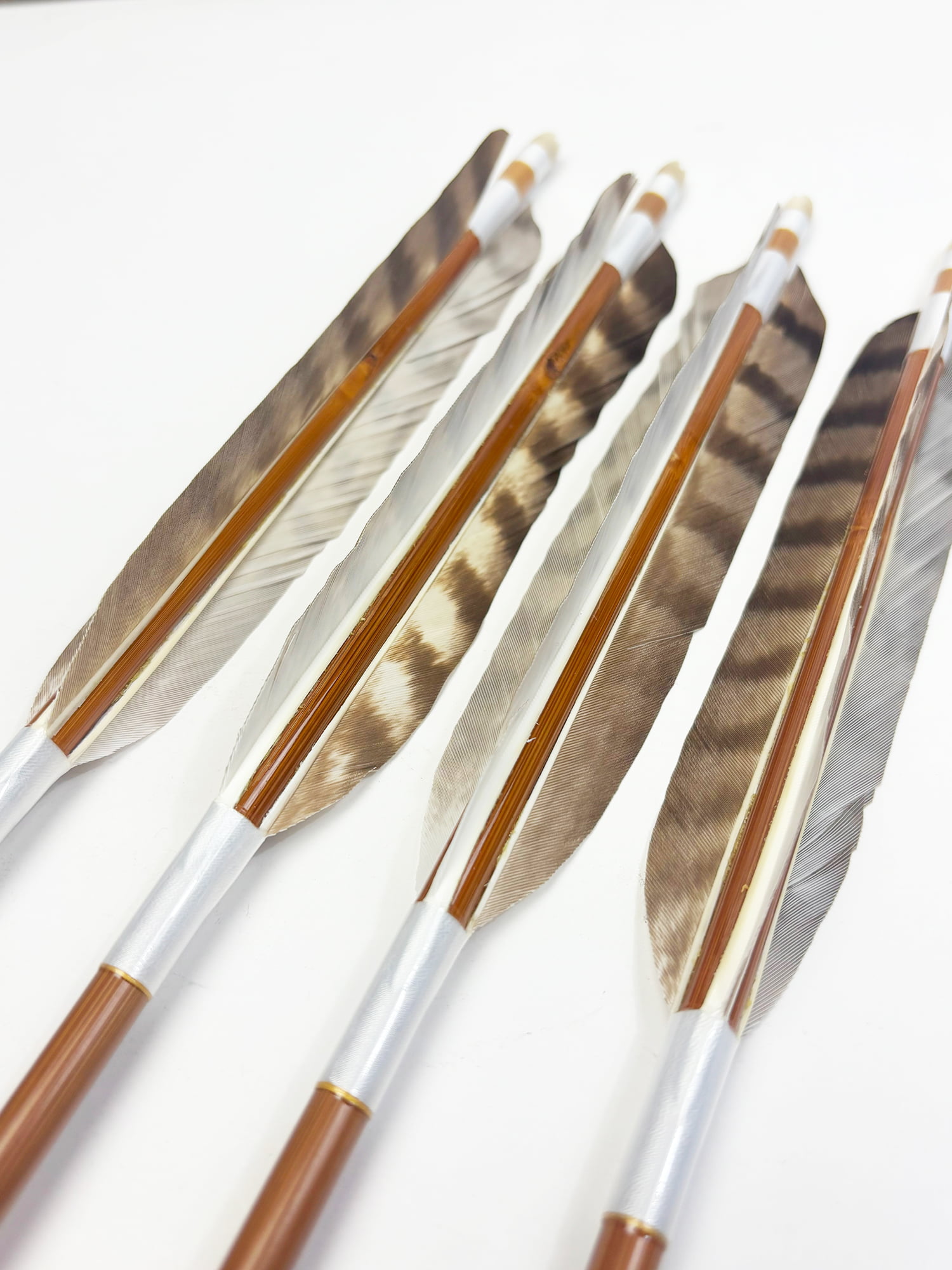 竹矢 フルオーダー製作 白尾羽 上篦 4本組 受注生産品 オーダーメイド 【o-208】 弓道 弓具 矢 | ブランド登録なし | 02