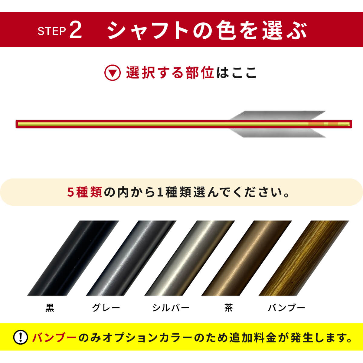 フルオーダー製作矢 1913/2014/2015 ターキー 風神 雷神 6本組　羽根(8種) シャフトカラー(5色) 和紙巻き、矧ぎ糸、筈(7色) 送料無料【O-233】弓道 矢 | ブランド登録なし | 03