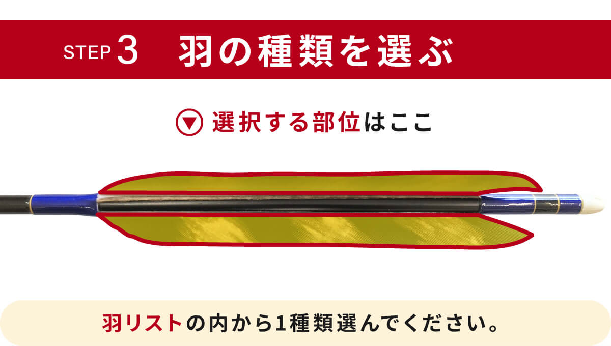 フルオーダー製作矢 1913/2014/2015 ターキー 風神 雷神 6本組　羽根(8種) シャフトカラー(5色) 和紙巻き、矧ぎ糸、筈(7色) 送料無料【O-233】弓道 矢 | ブランド登録なし | 04