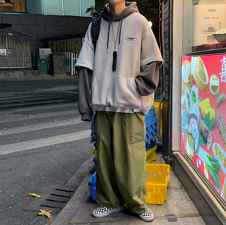 パーカー メンズ トップス プルオーバーパーカー おしゃれ 40代 50代 長袖 パーカ 切り替え 韓国風 スウェット 春 秋 新作 Nwt436 Sami 通販 Yahoo ショッピング