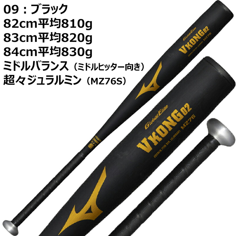 MIZUNO（ミズノ） 野球 バット グローバルエリート VKONG02 新定番