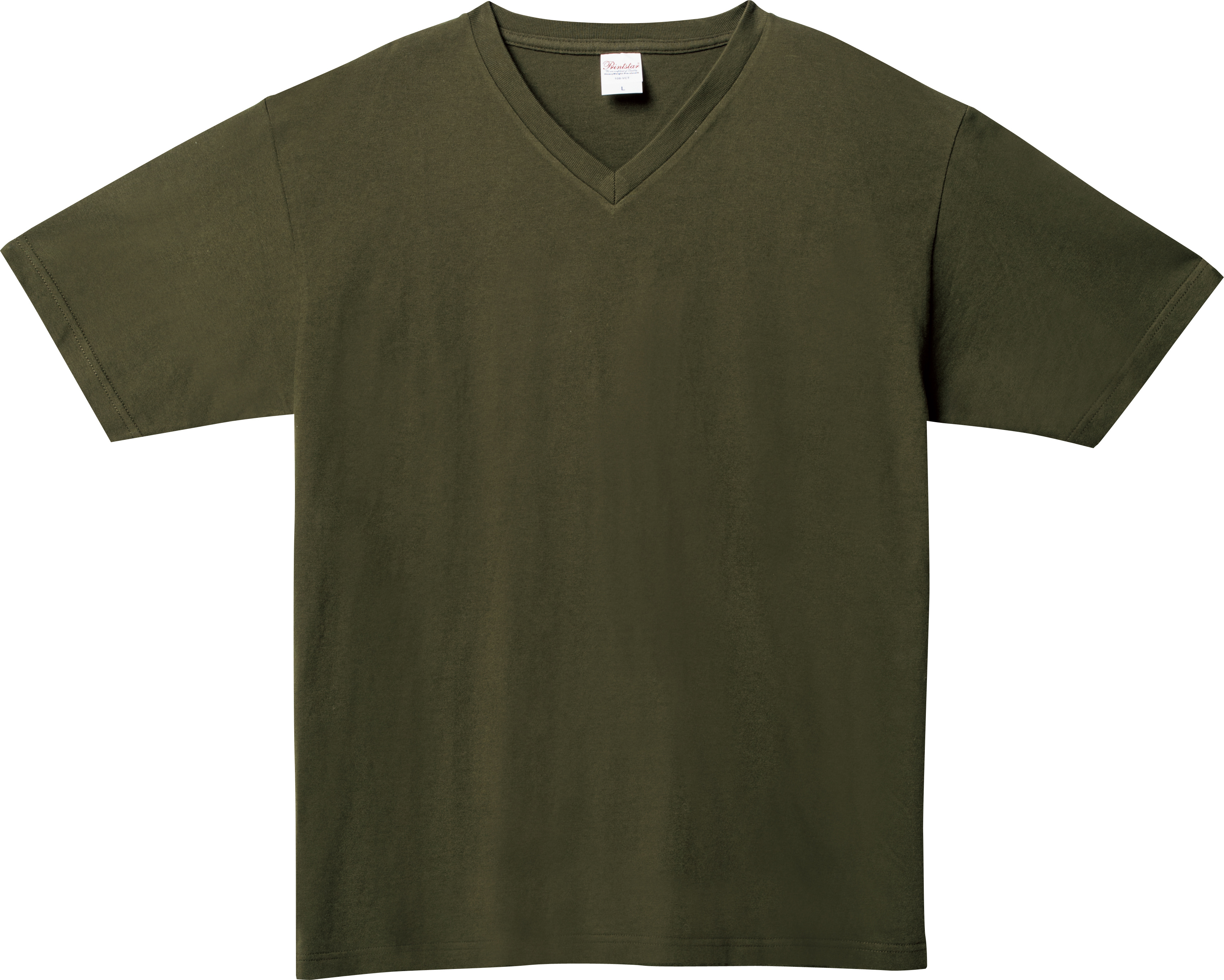 Printstar 5.6ozヘビーウェイトVネックTシャツ カラー プリント Printstar 5.6ozヘビーウェイトVネックTシャツ カラー プリント