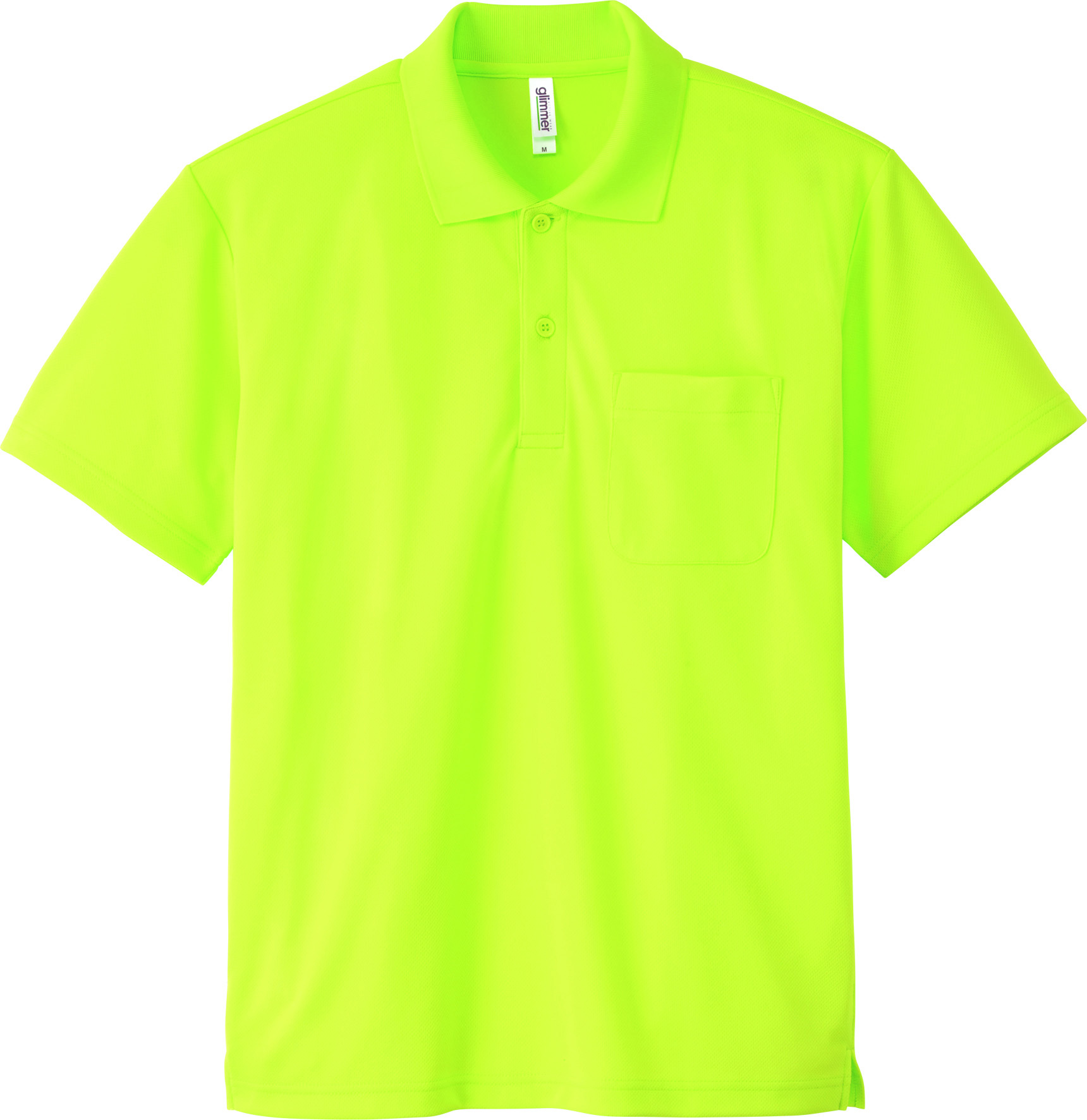 4.4ozドライポロシャツ ポケット付 カラー2 glimmer グリマー SS S M L LL オリジナルプリント対応 半袖 ポロシャツ 無地  シンプル ドライ 吸汗速乾