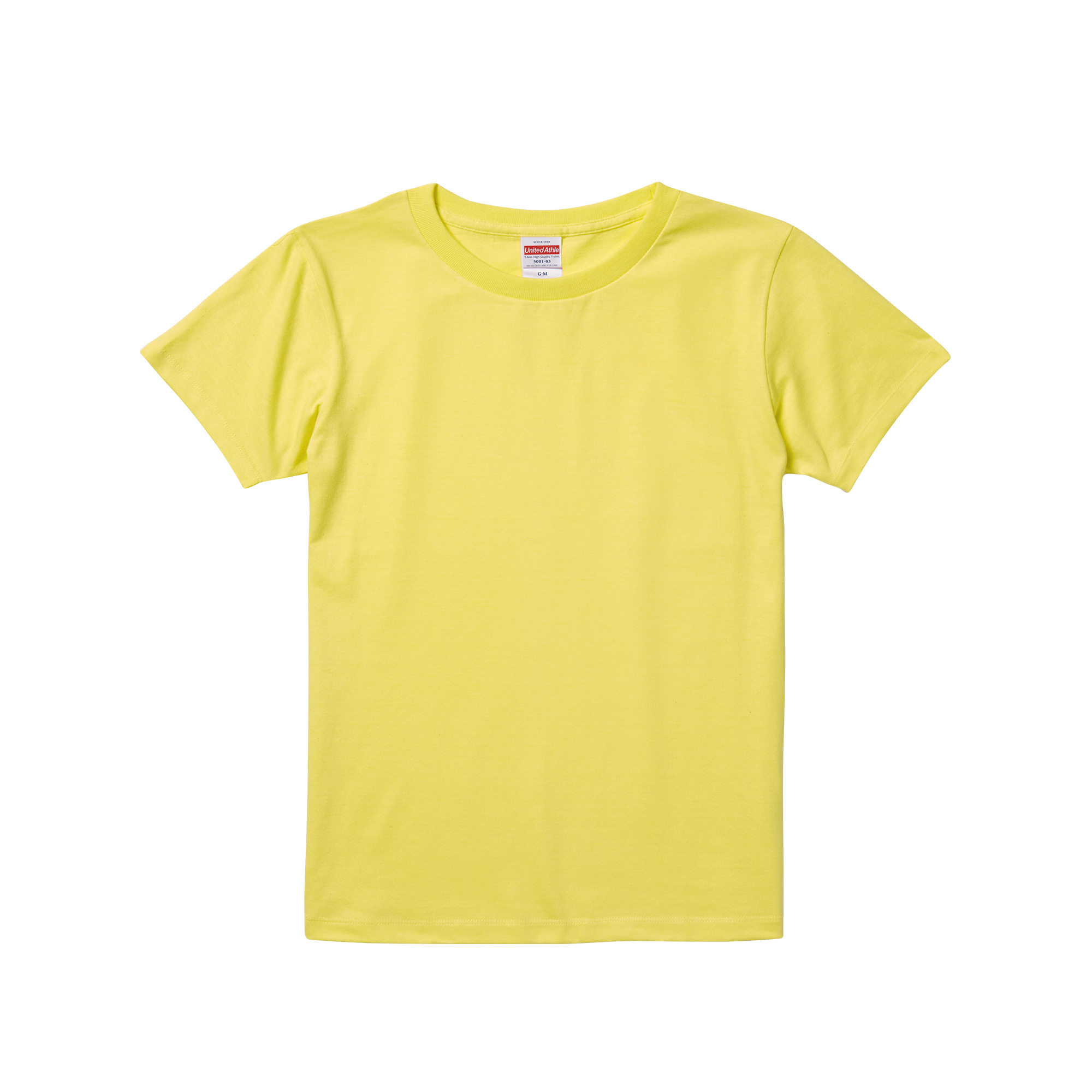 Tシャツ レディース 半袖 綿100% 名入れ ネーム刺繍 カジュアル 5.6オンス United Athle ユナイテッドアスレ 500103 | United Athle | 02