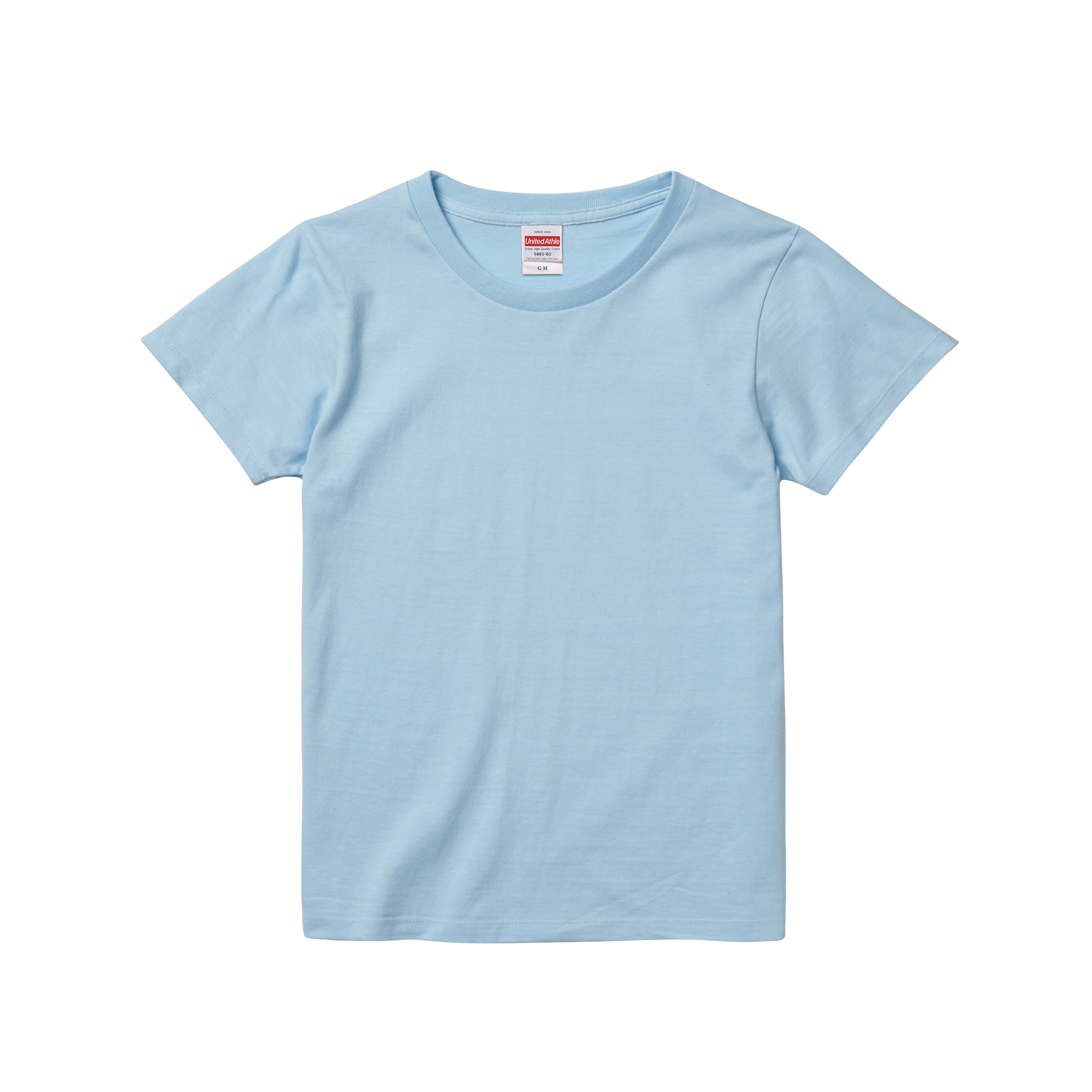 Tシャツ レディース 半袖 綿100% 名入れ ネーム刺繍 カジュアル 5.6オンス United Athle ユナイテッドアスレ 500103 | United Athle | 03