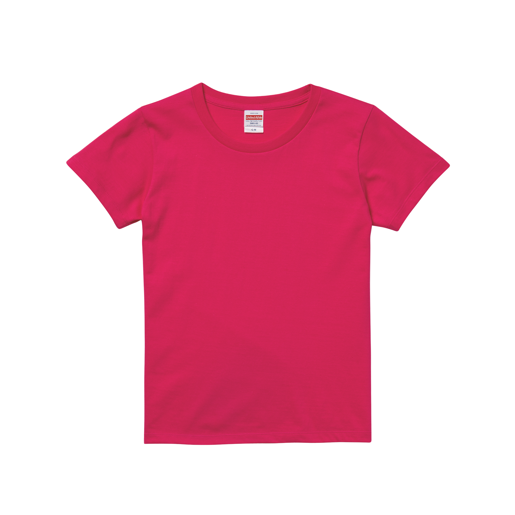 Tシャツ レディース 半袖 綿100% 名入れ ネーム刺繍 カジュアル 5.6オンス United Athle ユナイテッドアスレ 500103 | United Athle | 07