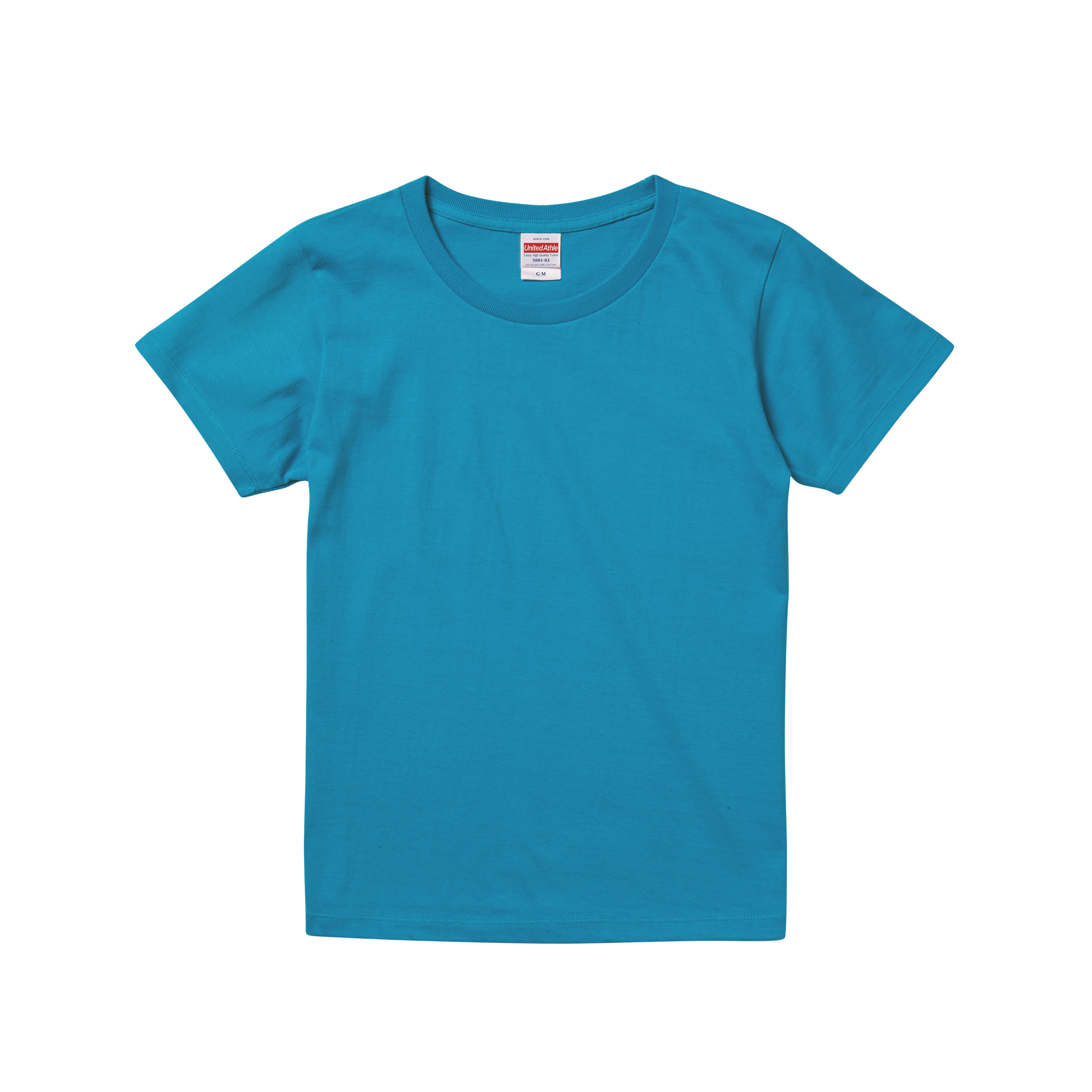 Tシャツ レディース 半袖 綿100% 名入れ ネーム刺繍 カジュアル 5.6オンス United Athle ユナイテッドアスレ 500103 | United Athle | 09