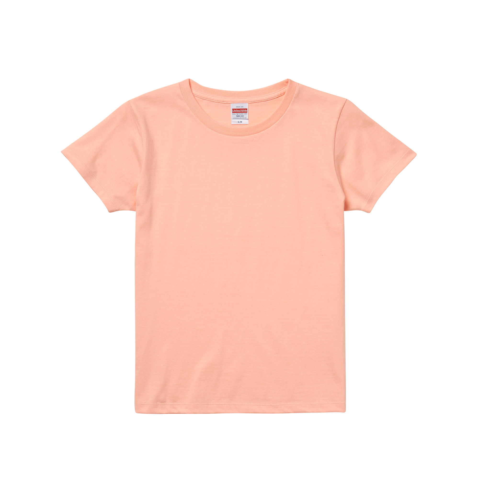 Tシャツ レディース 半袖 綿100% 名入れ ネーム刺繍 カジュアル 5.6オンス United Athle ユナイテッドアスレ 500103 | United Athle | 11