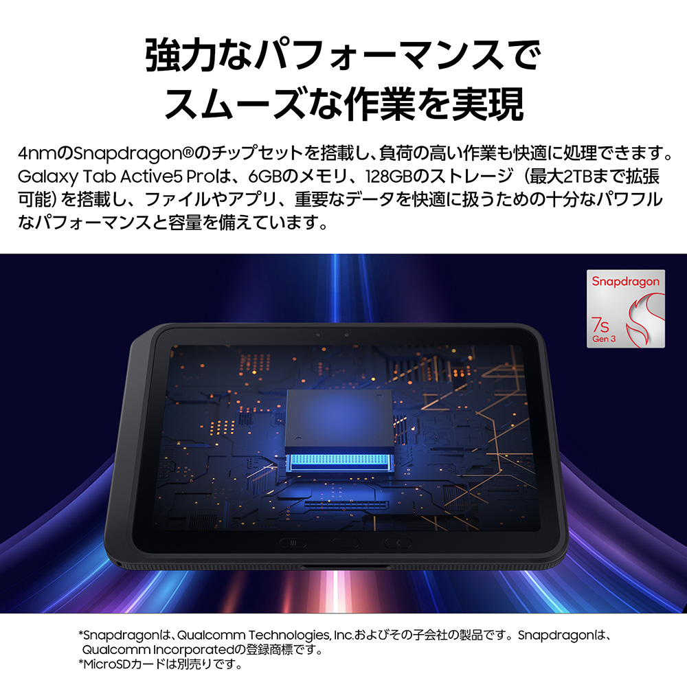 Galaxy Tab 【Samsung公式】Samsung Active5 Pro AI対応 タブレット