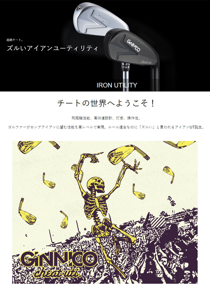 定番 GINNICO (ジニコ) IRON UTILITY ブラック ワクチンコンポ GR561