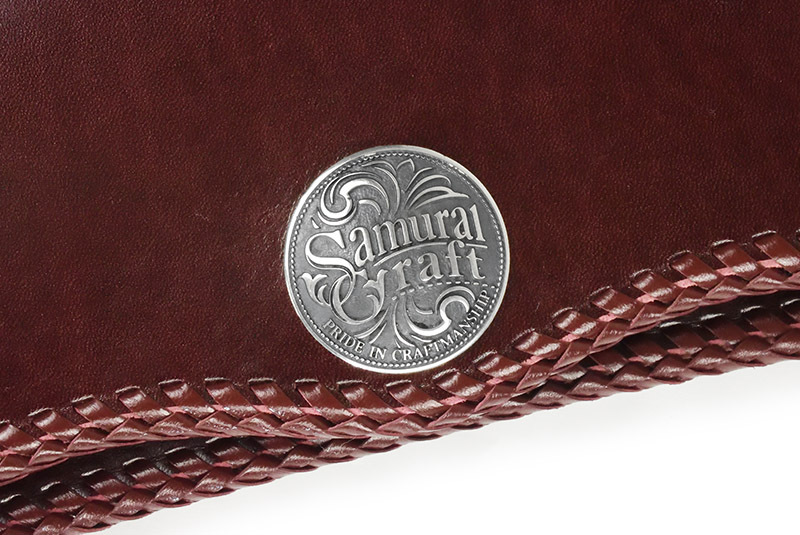 ロングウォレット B-6 ルガトショルダー ダブルステッチ : サムライ