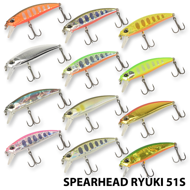 DUO SPEAR HEAD RYUKI 51S　９個セット DUO（ルアー） デュオ スピアヘッド・リュウキ51S : サムライ