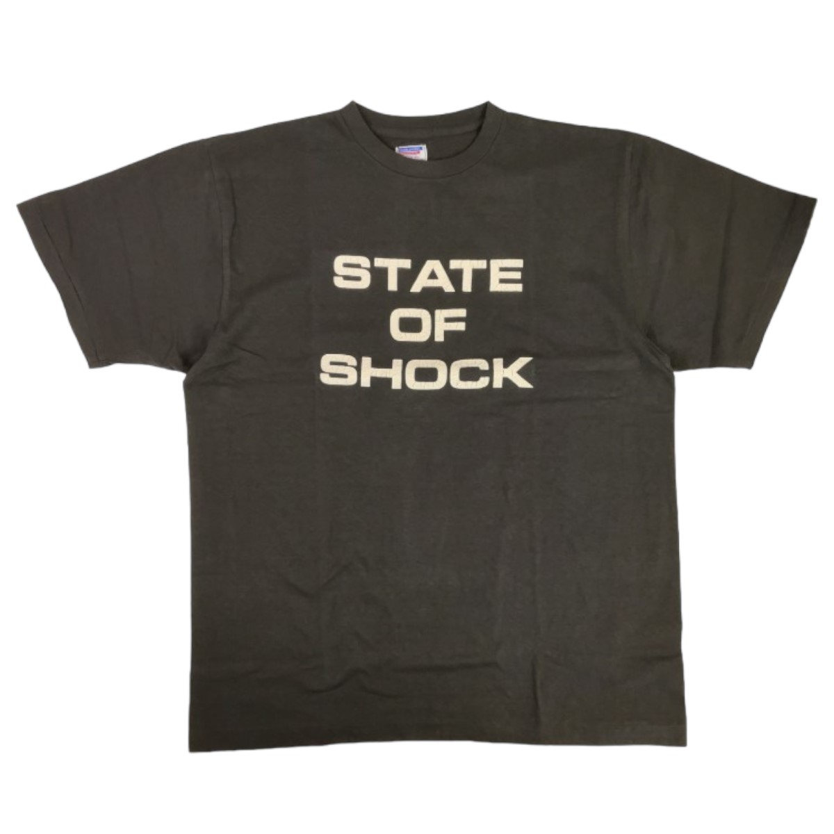 ダブルワークス 33005-01 STATE OF SHOCK 半袖 プリント Tシャツ スミクロ ブラック｜samuraicraft｜02