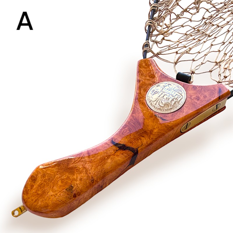 クレモナ インスタネット ランディングネット 花梨グリップ : サムライ