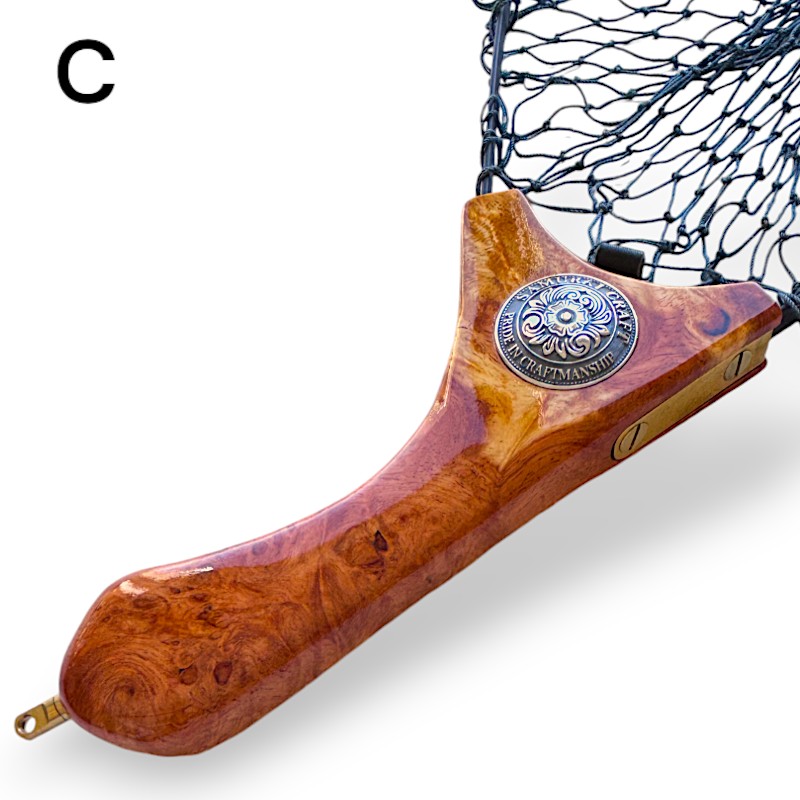 クレモナ インスタネット ランディングネット 花梨グリップ : サムライ