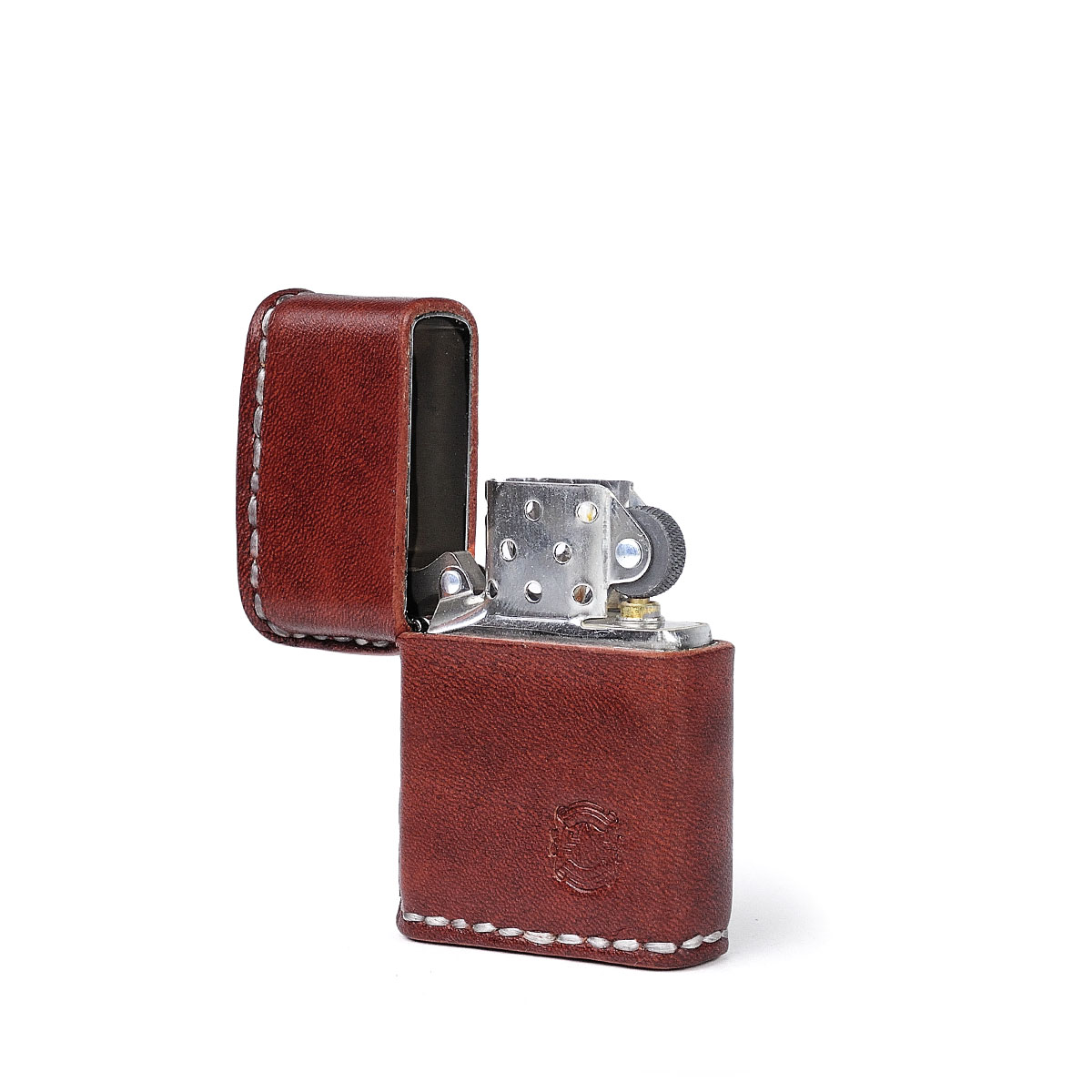 オイルライター 革巻きジッポ ZIPPO ルガトショルダーの画像