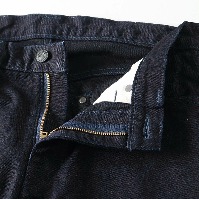 桃太郎ジーンズ 0106IBSPZ 出陣 IDxBK ナローテーパード ジッパーフライ momo0106ibspzサムライクラフト