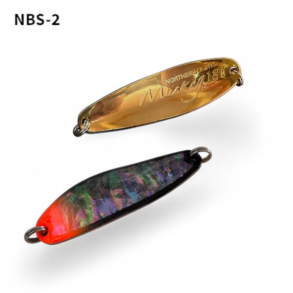 ノーザンライツ マスケグ 18g ブラックシェル バイトマーカー