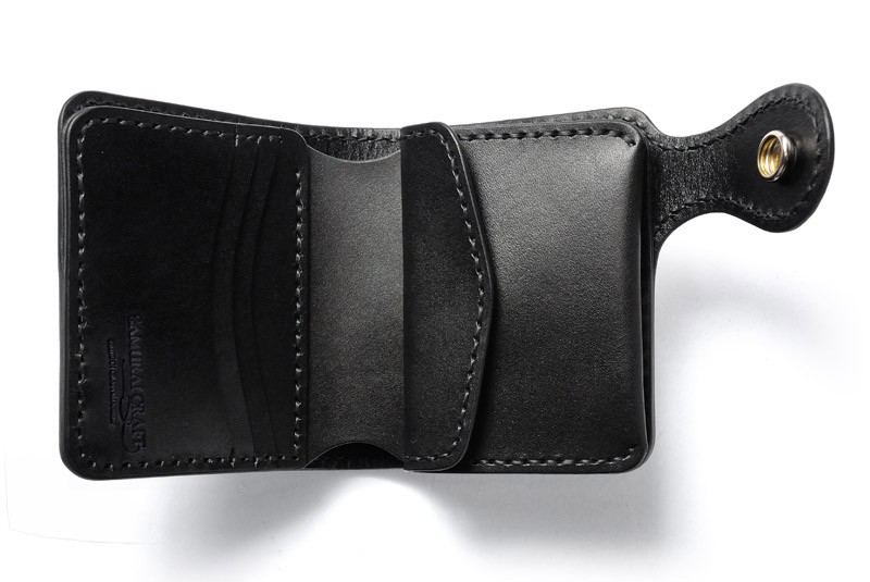 ハーフウォレット N-2 シェリダンスタイルカービング ブラック