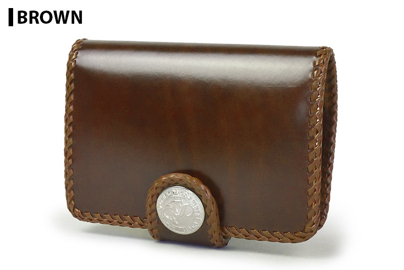 手帳カバー 文庫本サイズ ルガトショルダー A6 コンチョ付き ダブル