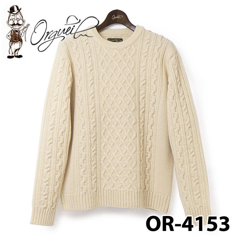 オルゲイユ OR-4153 Cable Knit ケーブルニット :or-4153:サムライクラフト ヤフーショップ 通販  