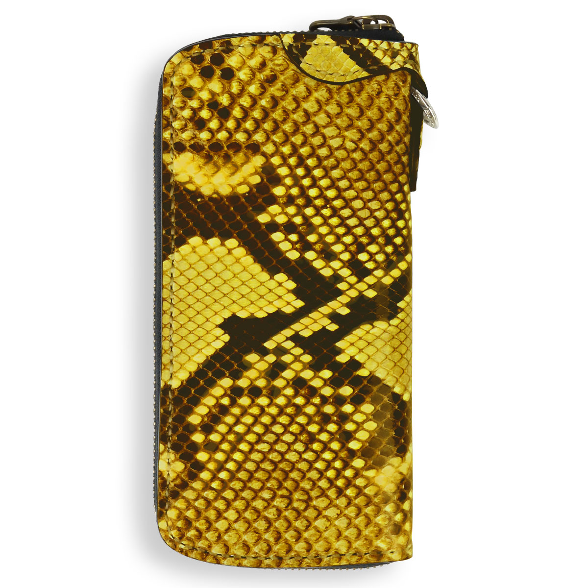 ラウンドファスナーロングウォレット タイプ2 ダイヤモンドパイソン