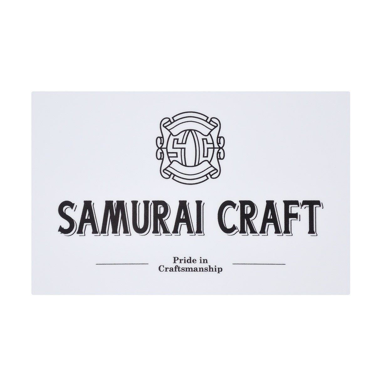 ロゴステッカー サムライクラフト オリジナル エンブレム｜samuraicraft｜02